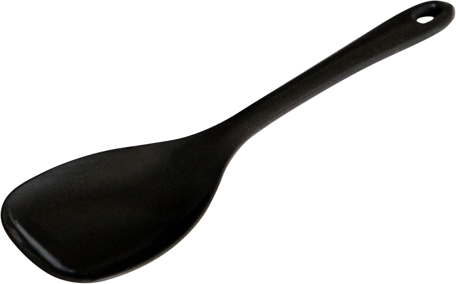 Kyoto Katsugu 4580047176990 Multi-functional All Silicone Spoon, Ebony Color, 10.6 inches (27 cm), Made in Japan