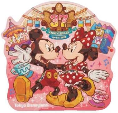 Mickey & Minnie Sticker (Tokyo Disneyland Exclusive) 37th Anniversary Fantasy Land Disney Goods Souvenir