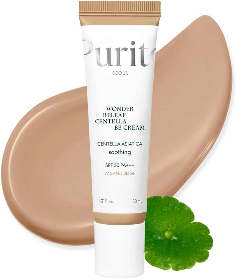 PURITO Wonderleaf Centella BB Cream (#27 Sand Beige, 30ml)