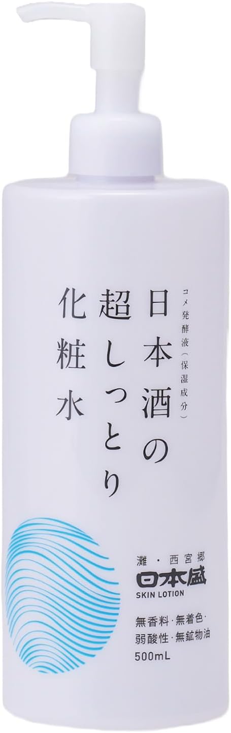 Nihonshori Japanese Sake Super Moist Lotion A, 16.9 fl oz (500 ml)