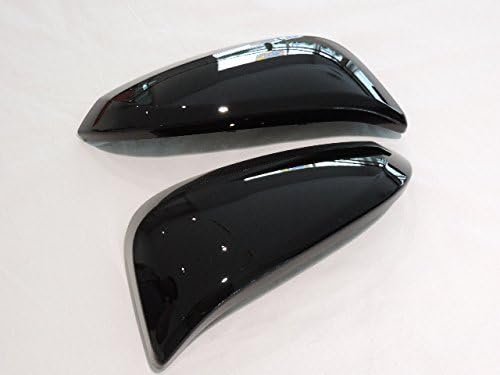 Genuine Toyota 60 Series Harrier Door Mirror Cover Left and Right Set Can be Used for 80 Series Harrier!! Genuine Color Number 202 Black Ear [Domestic Genuine Parts]