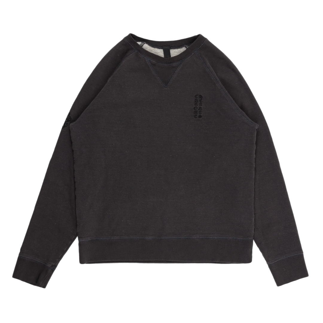 CHROME HEARTS 'DARK GREY' Y-NOT CREWNECK