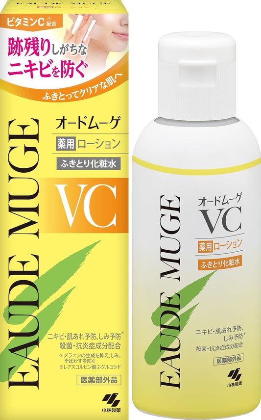 [Official] Eau De Mugue VC Medicated Lotion, 5.3 fl oz (160 ml), Vitamin C, Antiseptic and Anti-inflammatory Ingredients Formulated
