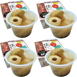 Kanesawa Kanroku Oden, 6.7 oz (195 g) x 4 (Karuma, Ganmodoki, Radish, Chikuwa, White Konjaku), Uses 