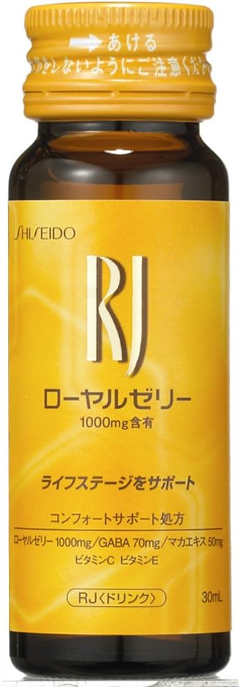 Shiseido Beauty Foods RJ (Royal Jelly) < Drink > (N) 10 Bottles, 1.1 fl oz (30 ml) x 10 Bottles