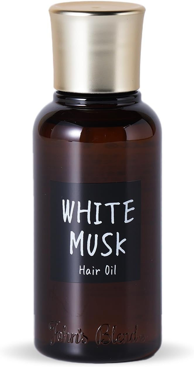 White Musk OA-JON-54-1 John's Blend Hair Oil, Non-Rinse Treatment, Weak Acid, 2.8 fl oz (80 ml)