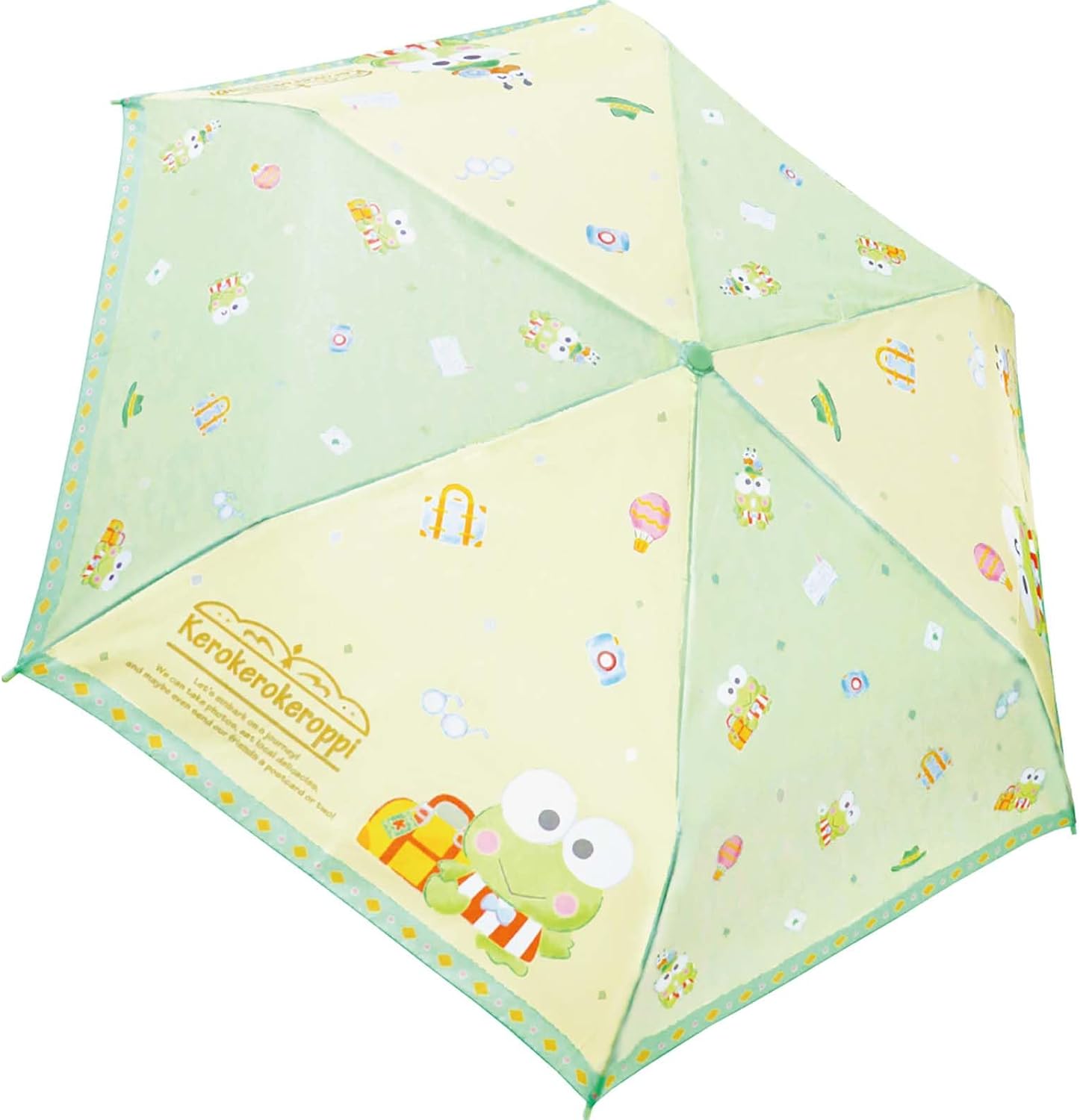 Jays Planning Character Folding Umbrella, 20.9 inches (53 cm) Ribs, KERO KERO KEROPPI