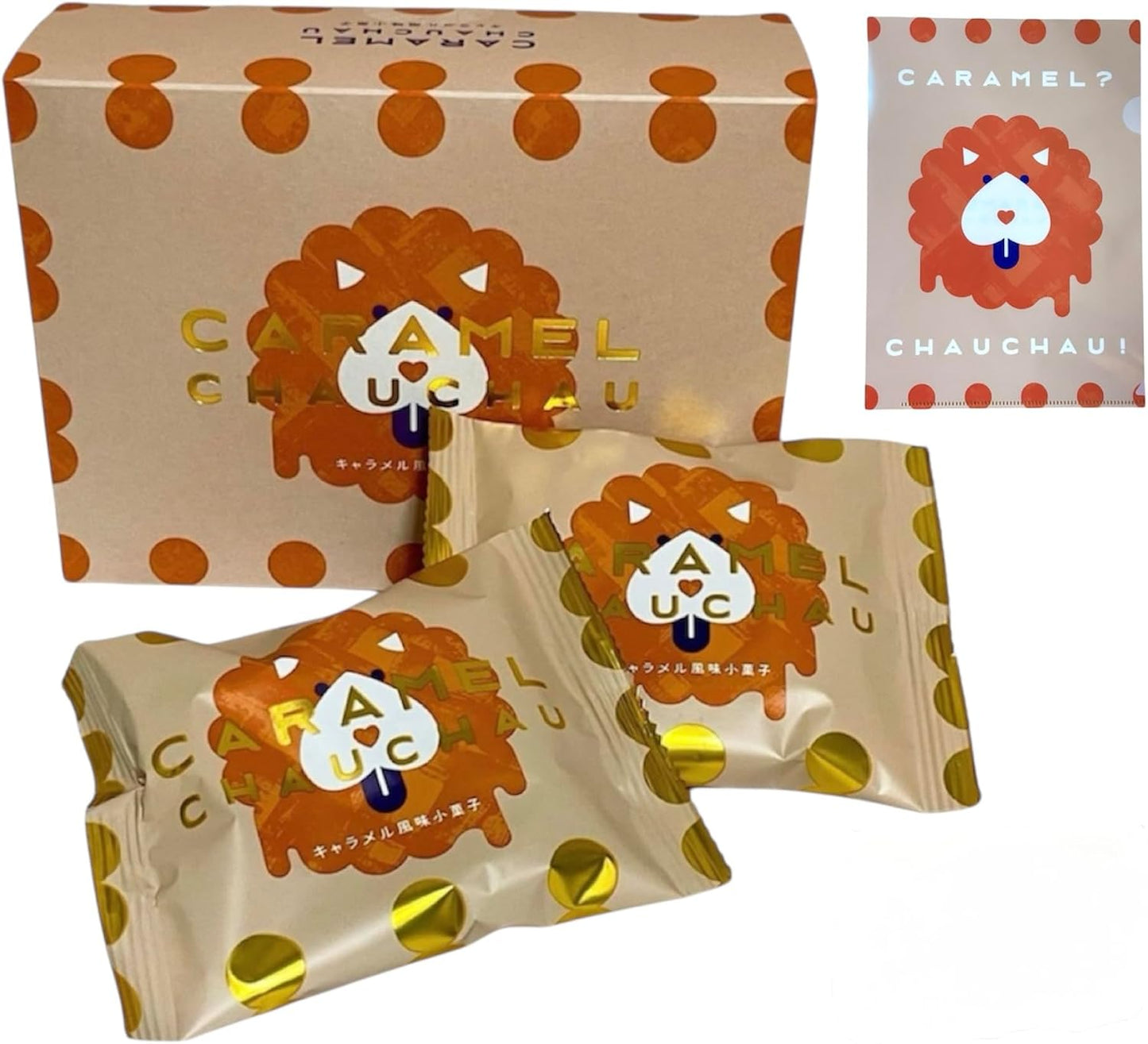 Caramel Chow Chow 【Limited to Shin-Osaka】Souvenir 6-pack with a Clear File as a Bonus! Souvenir Osaka