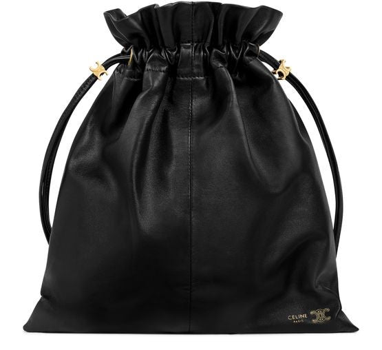 CELINE Small Crystal pouch in lambskin - Image 1