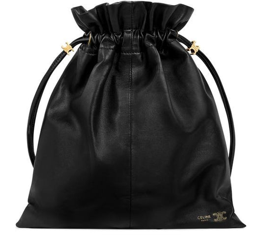 CELINE Small Crystal pouch in lambskin - Image 1