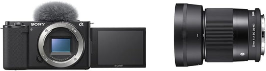 Sony 【ZV-E10 and Sigma Wide Angle Monofocal Lens (30mm) Set】 Daily Snapshot ZV-E10 Body Black + SIGMA 30mm F1.4 DC DN