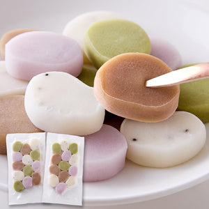 Natural Lifestyle Fukuro Mochi (13 pieces x 2 bags), Local Snacks, Aichi Prefecture Specialty, Chita Peninsula Souvenir, Rice Flour Japanese Confectionery, Nishio Matcha, Sesame, Coffee, Purple Sweet