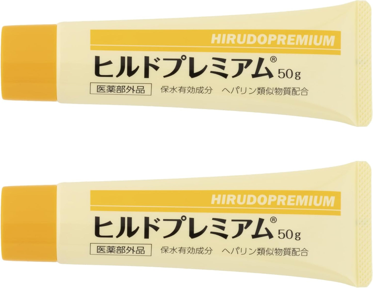 Hildo Premium Cream Heparin Similar Substances [Quasi-Drug] Medicated Dry Skin Moisturizing No Prescription Needed 1.8 oz (50 g) (2 Pieces) Made in Japan Fragrance Free