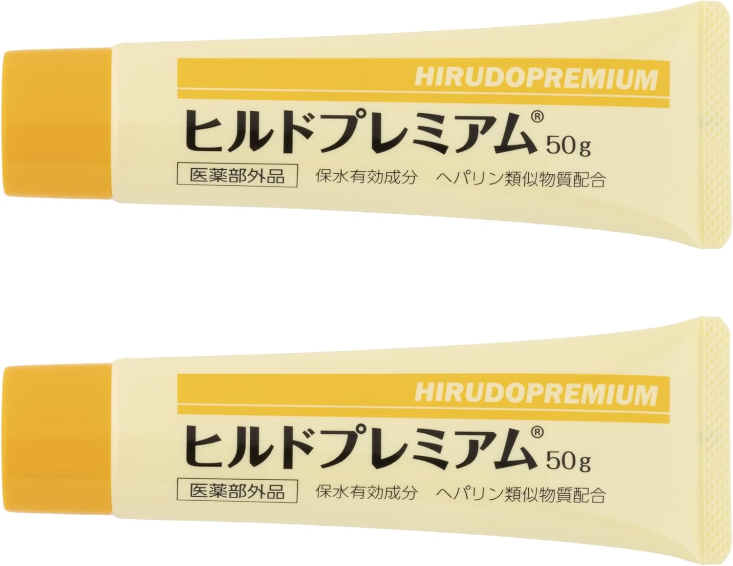Hildo Premium Cream Heparin Similar Substances [Quasi-Drug] Medicated Dry Skin Moisturizing No Prescription Needed 1.8 oz (50 g) (2 Pieces) Made in Japan Fragrance Free