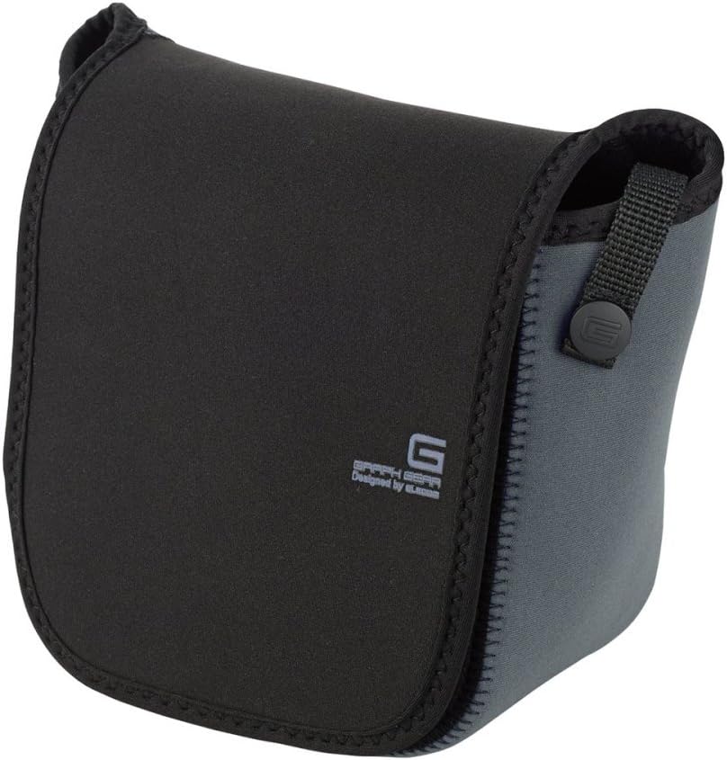 エレコム 一眼レフ カメラケース ソフトケース 静音面ファスナー Mサイズ [ 参考収容寸法:135×100×155mm ] ブラック DGB-S020BK