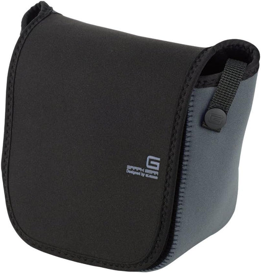 エレコム 一眼レフ カメラケース ソフトケース 静音面ファスナー Mサイズ [ 参考収容寸法:135×100×155mm ] ブラック DGB-S020BK