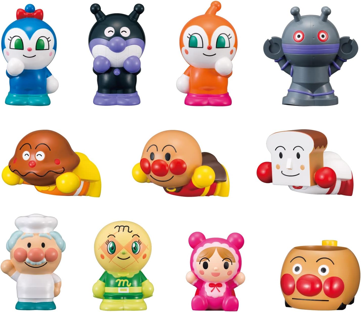 Agatsuma Anpanman Finger Puppet Series Friends Full DX Set