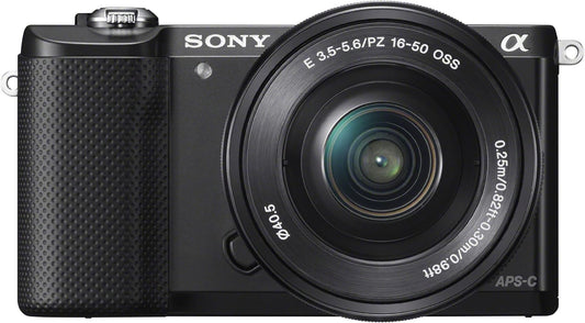 SONY ミラーレス一眼 α5000 パワーズームレンズキット ブラック ILCE-5000L-B