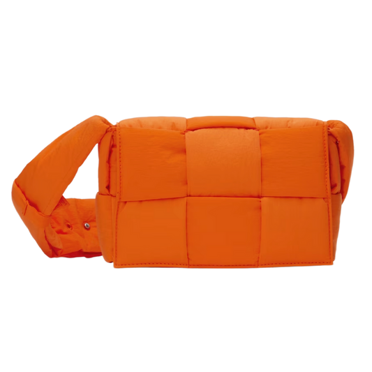 BOTTEGA VENETA 'ORANGE' PADDED CASSETTE BAG