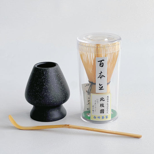 Hokashaeen Eco Packaging Kit, Tea Utensils, Traditional Crafts, Japanese Interior Accessories, Matcha Cafe Supplies, Japanese Life Supplies, Matcha Whisk, Omotakoji Senka, Samurai Koji Sen (3 Piece
