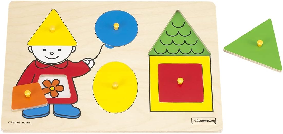 ボーネルンドオリジナル ( BorneLund Original ) ファースト シェイプパズル [6ピース] 2歳頃 HY711890