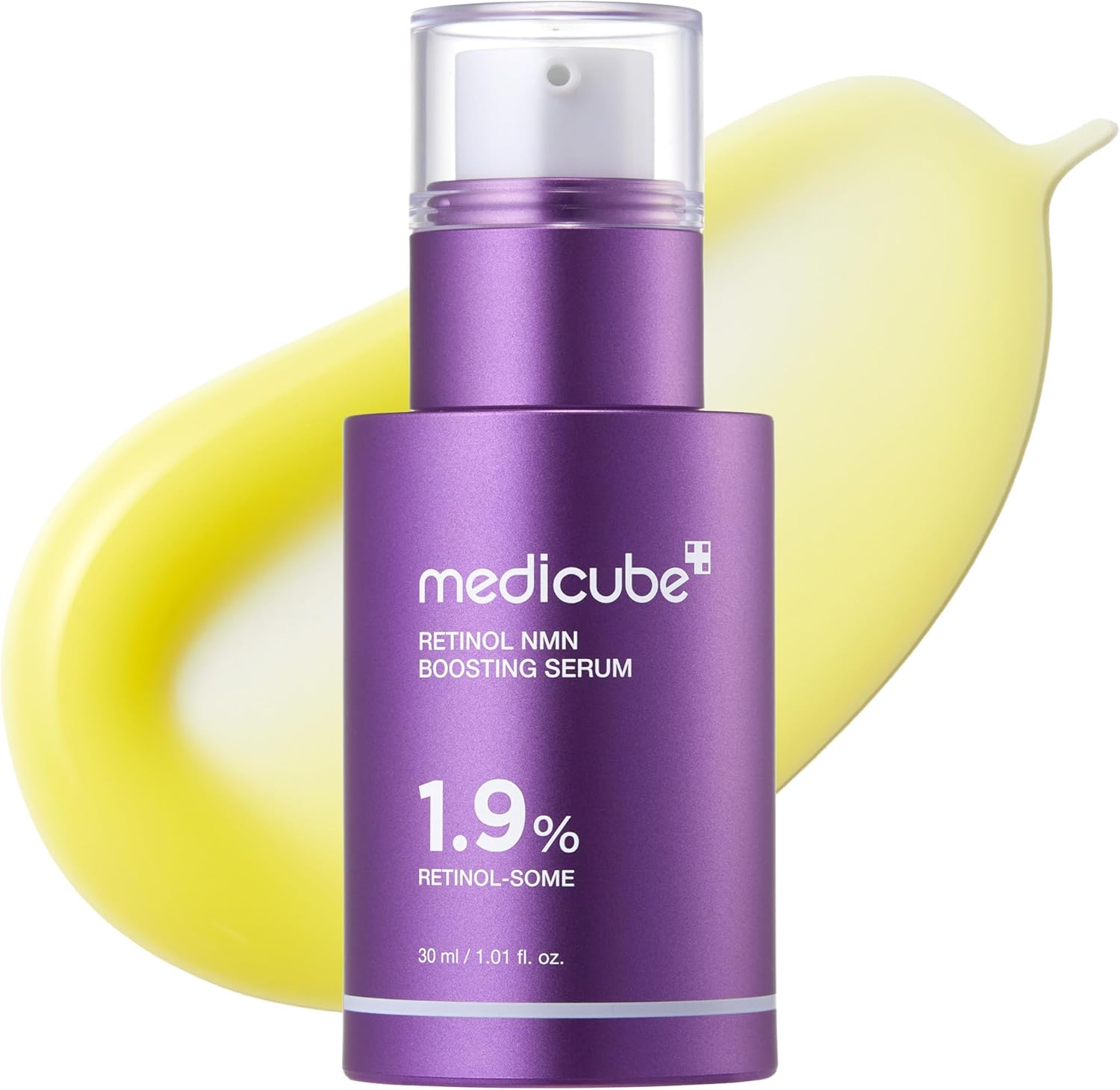 Medicube Retinol NMN Boosting Serum, 1.0 fl oz (30 ml), Serum, Retinol, Hari Gloss, Hypoallergenic, Sensitive Skin, Trouble Care, Retica, Essence, Moisturizing, Highly Moisturizing, Korean Cosmetics