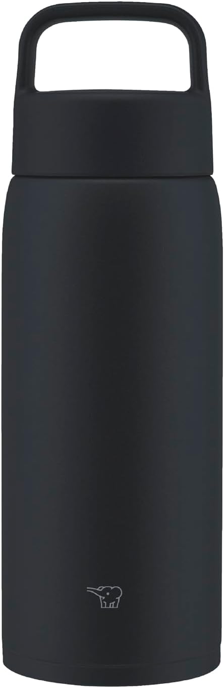 Zojirushi SU-DA80-BM Water Bottle, Large Capacity, 27.1 fl oz (800 ml), Includes Handle, Dishwasher Safe, Seamless Stopper, 2 Piece Washing, Sports Drink, Hot & Cold Retention, Screw Mug, Charcoal