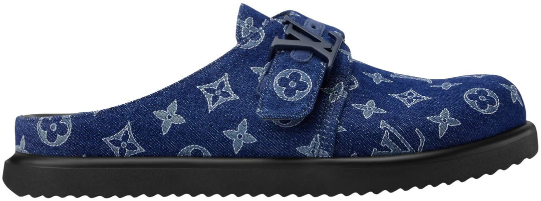 LOUIS VUITTON 'DENIM BLUE' EASY MULE
