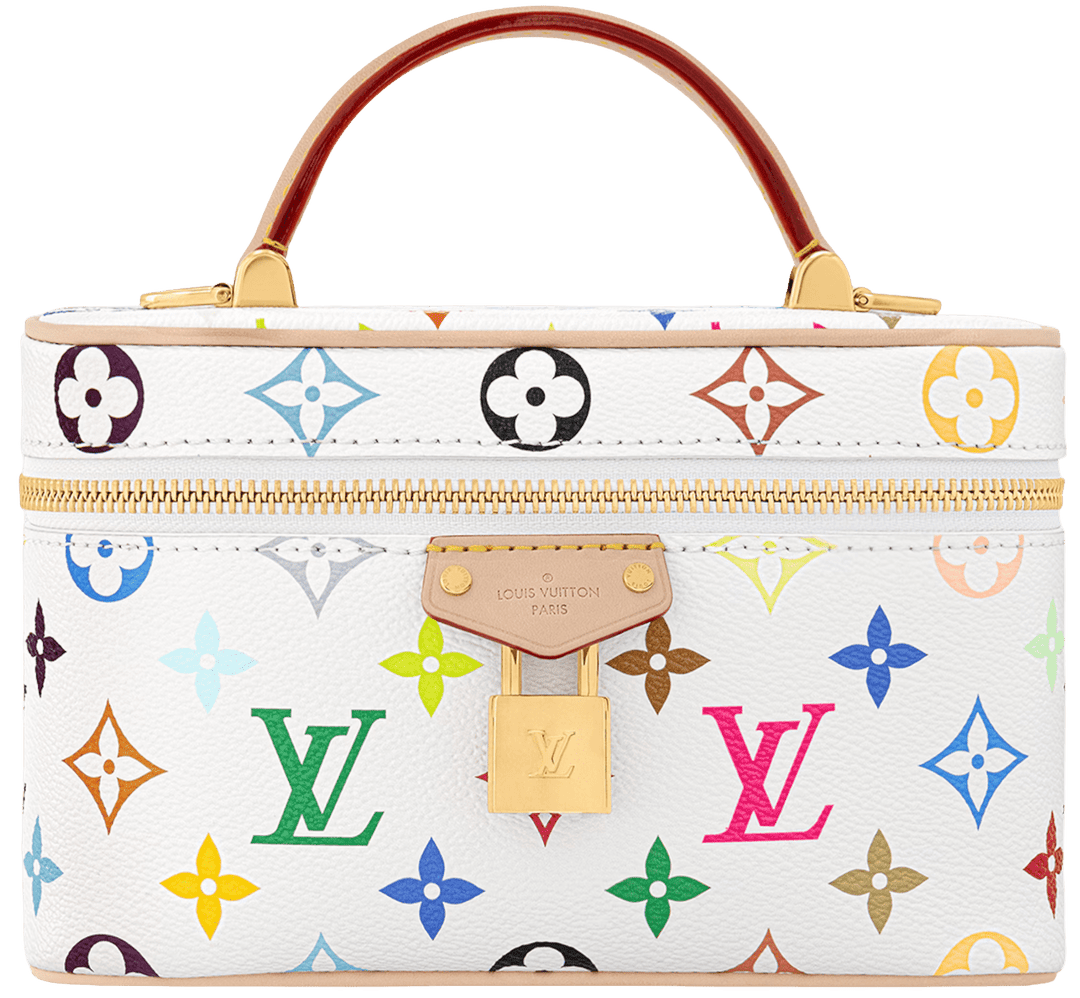 LOUIS VUITTON X TAKASHI MURAKAMI 'MONOGRAM' VANITY CHAIN POUCH