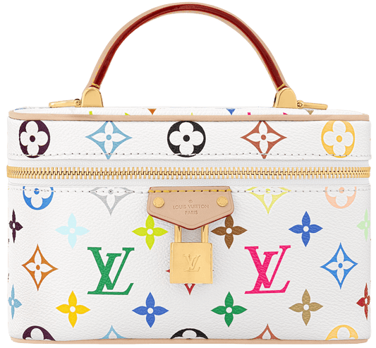 LOUIS VUITTON X TAKASHI MURAKAMI 'MONOGRAM' VANITY CHAIN POUCH