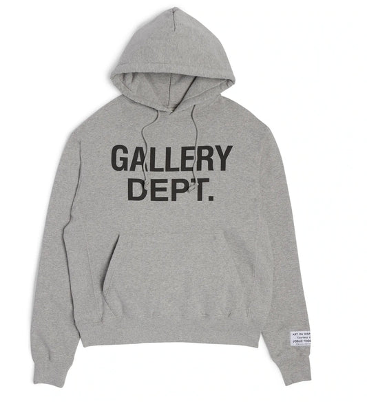 GALLERY DEPT. ENGLISH LOGO GREY HOODIE