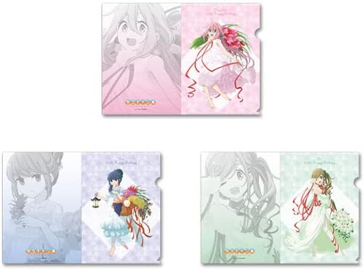 Yurucamp Clear File Anime Version Birthday Version (Set of 3)