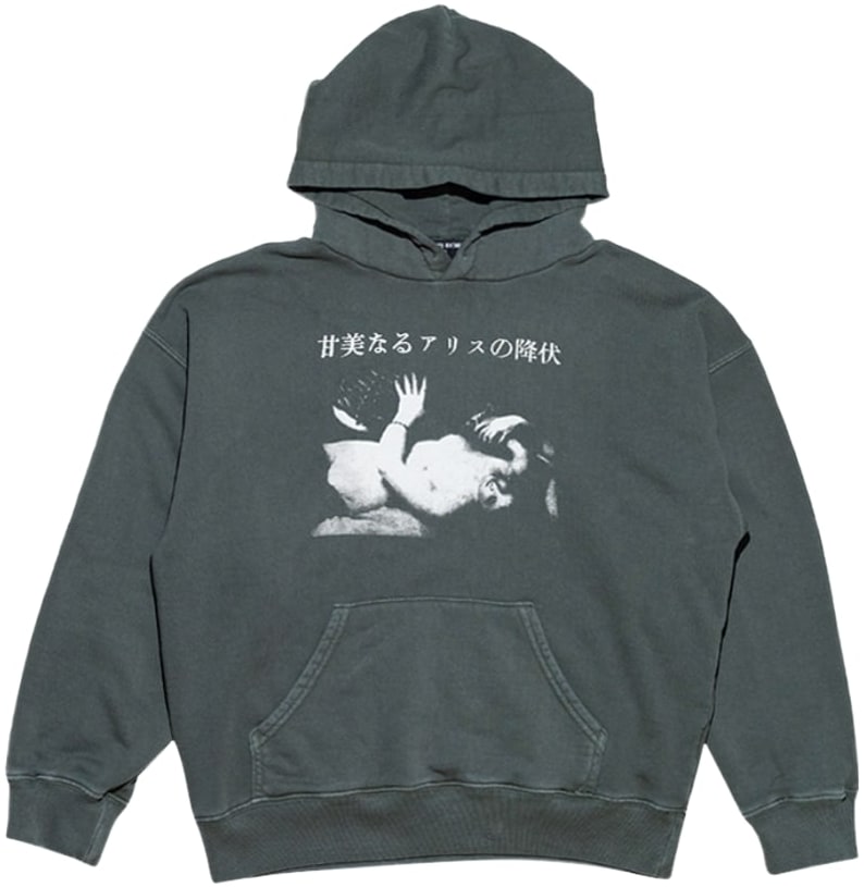ENFANTS RICHES DÉPRIMÉS 'SWEET SURRENDER OF ALICE' GREEN HOODIE