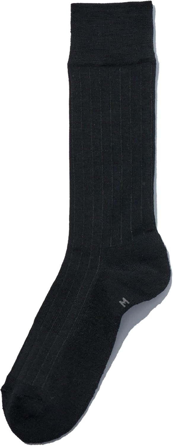 CHICSTOCKS Sixox Socks, Men's Socks, Women's, Made in Nara, 8.7 - 11.0 inches (22 - 28 cm), Wool, Dress Rib Socks
