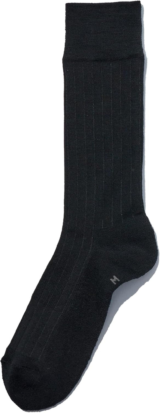 CHICSTOCKS Sixox Socks, Men's Socks, Women's, Made in Nara, 8.7 - 11.0 inches (22 - 28 cm), Wool, Dress Rib Socks
