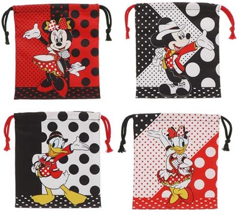 Mickey & Friends Kinchaku Set, Drawstring Berry Minnie! 2020 Disney Goods, Souvenir (Tokyo Disneyland Limited)