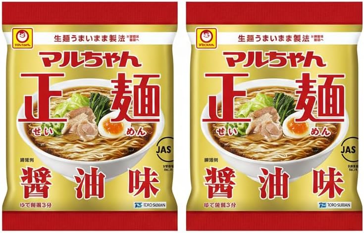 Maruchan Seimen Noodles, Soy Sauce Flavor, 2 Bags, Instant Ramen, Soy Sauce, Dry Noodles, Instant Noodles, Stock, Reservoir, Night Food, Lunch, Snacks, Living Alone, Assorted