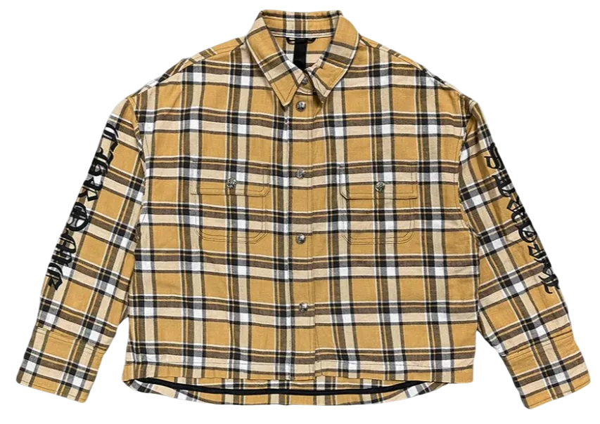 CHROME HEARTS 'YELLOW & BLACK' FLANNEL
