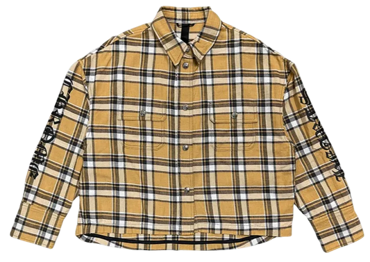 CHROME HEARTS 'YELLOW & BLACK' FLANNEL