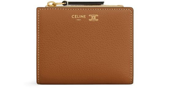 CELINE Compact wallet in supple grained calfskin - Image 1