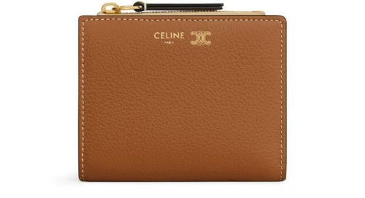 CELINE Compact wallet in supple grained calfskin - Image 1