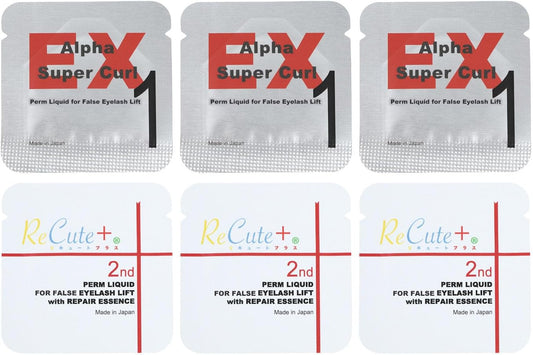 5 Minutes Made in Japan! False Eyelash Perm Liquid Pole KIWAMI Non-Oxidized Pouch Type (Set of 3)