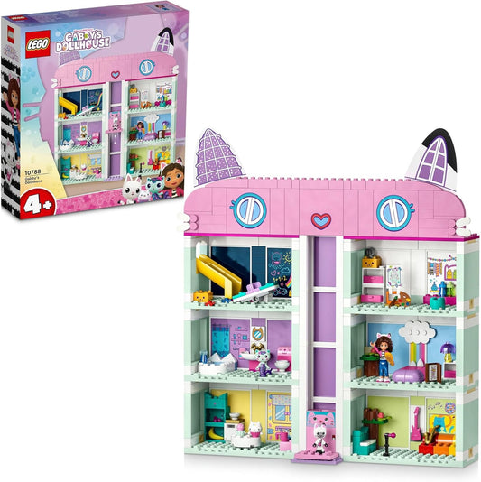 Lego 10788 Gabby Doll House, Toy Present, Birthday Blocks, Educational Christmas, Boys, Girls, Children, 4, 5, 6, Pretend Play, Pretend Play, Doll