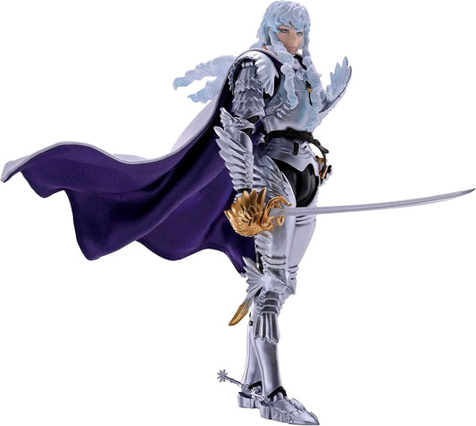 BANDAI SPIRITS S.H. Figuarts Berserk Griffith (Light Hawk), Approx. 6.1 inches (155 mm), ABS & PVC & Fabric, Pre-painted Action Figure