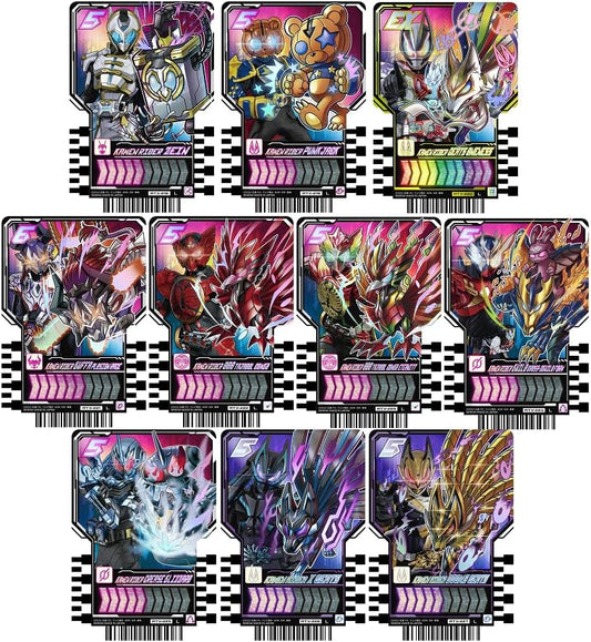 Kamen Rider Gatchard Ride Chemey Trading Card PHASE: EX02 L Legend Rider Rare Set of 10 Types Set