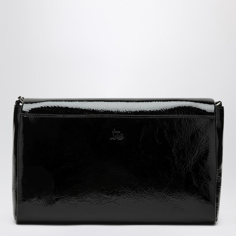 Christian Louboutin Loubi54ブラックパテントレザークラッチバッグ - Image 1