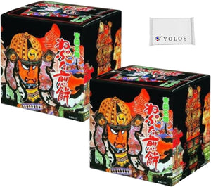 Shibikawa Seika Nebuta Rice Mochi, 40 Sheets, 2 Boxes | An original tissue set with a cosmetics box, specialty Aomori gift