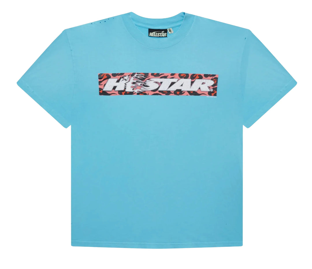 HELLSTAR 'BOX LOGO' BLUE TEE