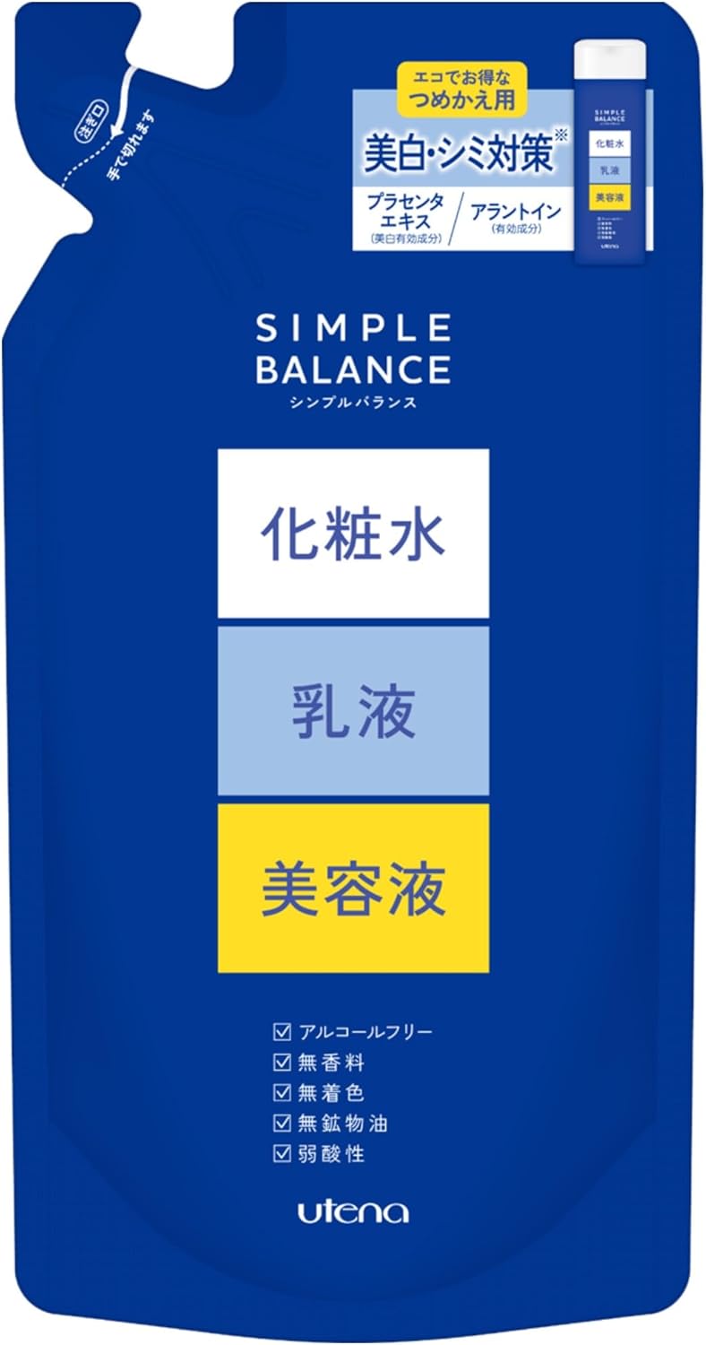 SIMPLE BALANCE(シンプルバランス) 美白ローション つめかえ用 美容液 透明 200mL [医薬部外品]