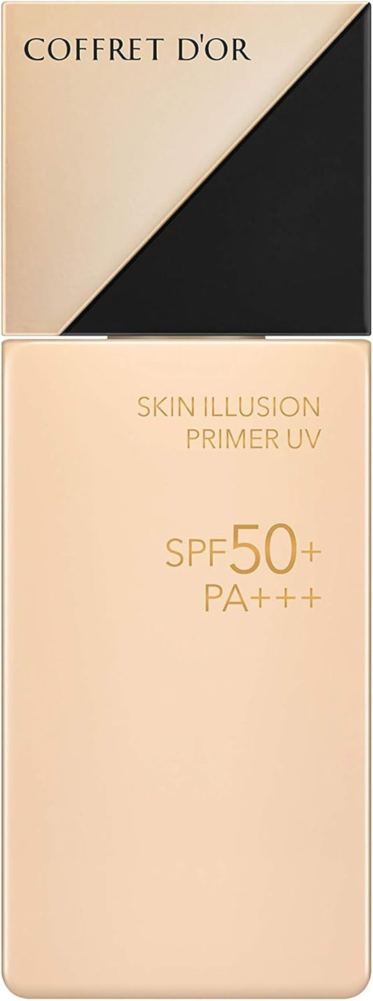 Coffret D’or Skin Illusion Primer UV Makeup Foundation, 0.8 fl oz (25 ml)